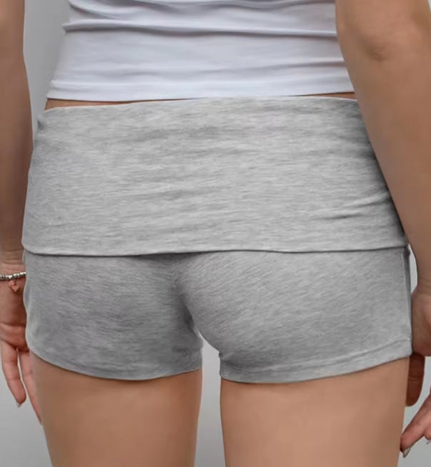 ✦ summer slim gray yoga shorts